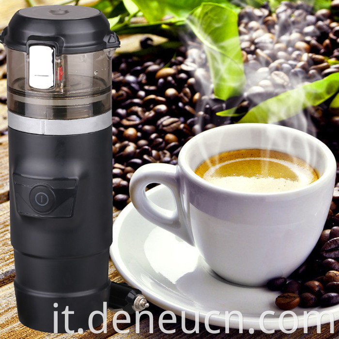 Campo di viaggio portatile 12V auto caffettiera per caffè espresso caffettiere da caffè 24v auto caffettiera